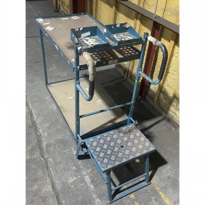 Used Picking Trolley with Fold up Step